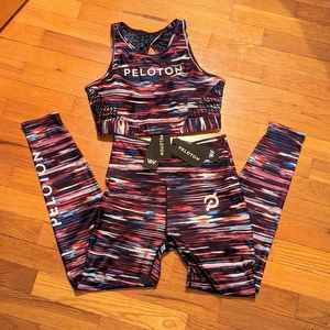 NEW Peloton Womens Melody Colorful Workout Set Size M